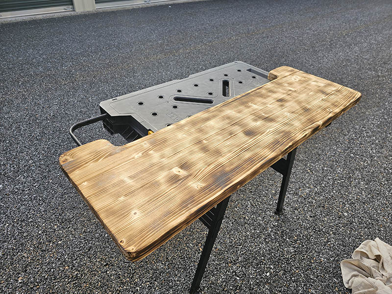 Bar top torched