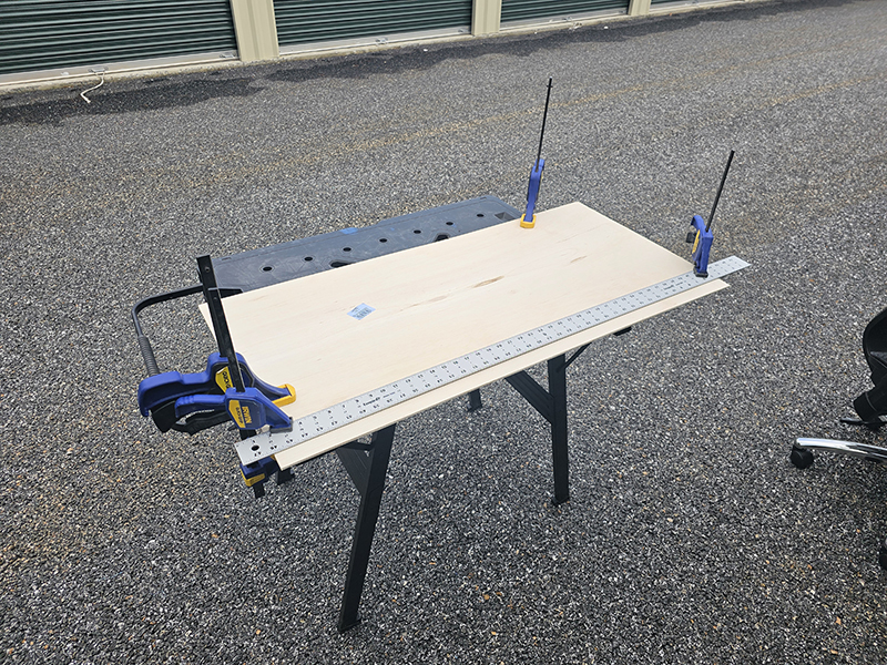 Cutting Lauan Plywood