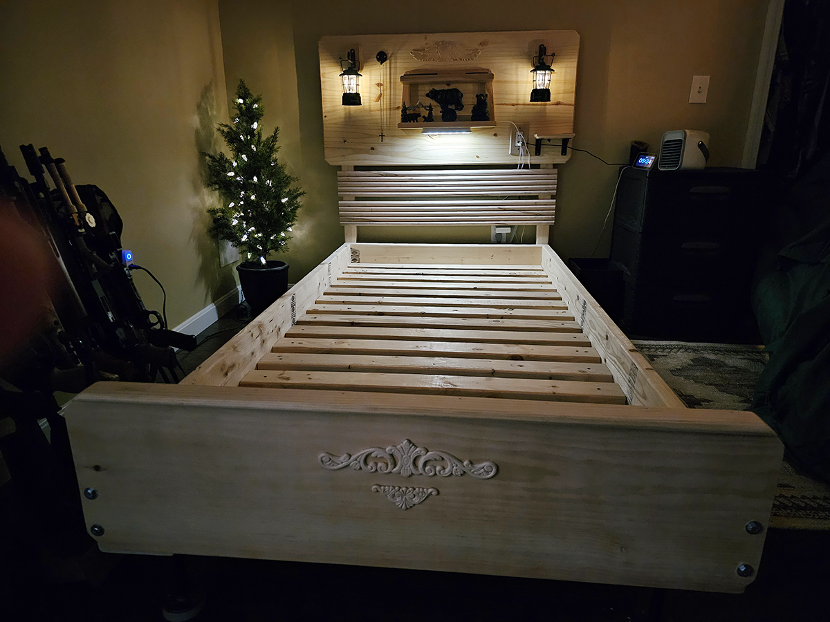 Custom Bed Frame, Headboard and Footboard
